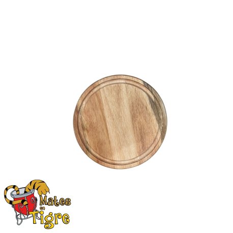 Plato redondo eucalipto 22cm