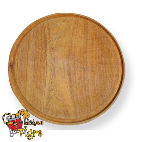 Plato algarrobo 22 cm